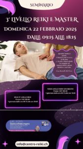 Seminario Terzo Livello Reiki e Master Metodo Usui