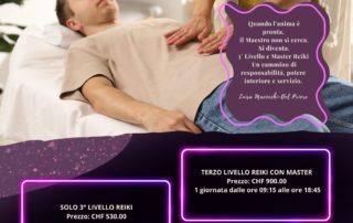 Seminario Terzo Livello Reiki e Master Metodo Usui Master e 3 livello reiki